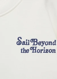 Message cotton sweatshirt