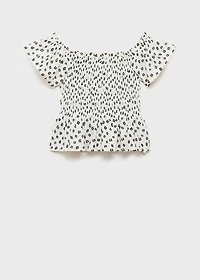 Ruffles printed blouse