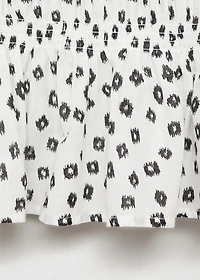 Ruffles printed blouse