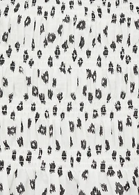 Ruffles printed blouse