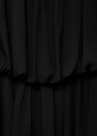 Gathered balloon dress