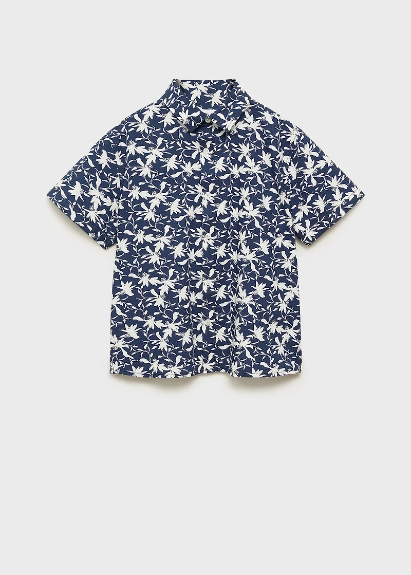 Tropical print shirt