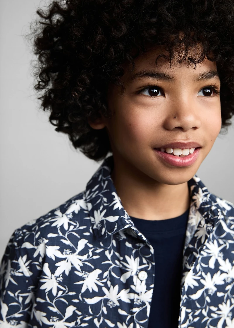 Tropical print shirt