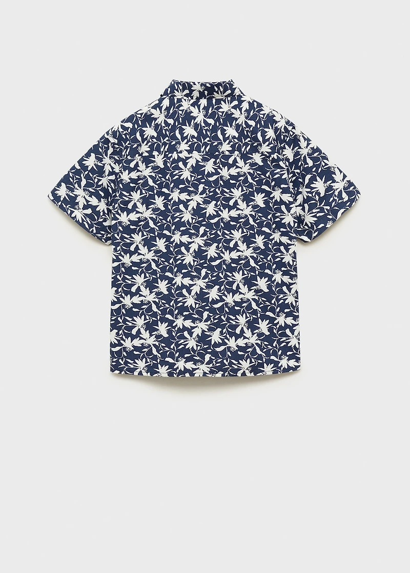 Tropical print shirt