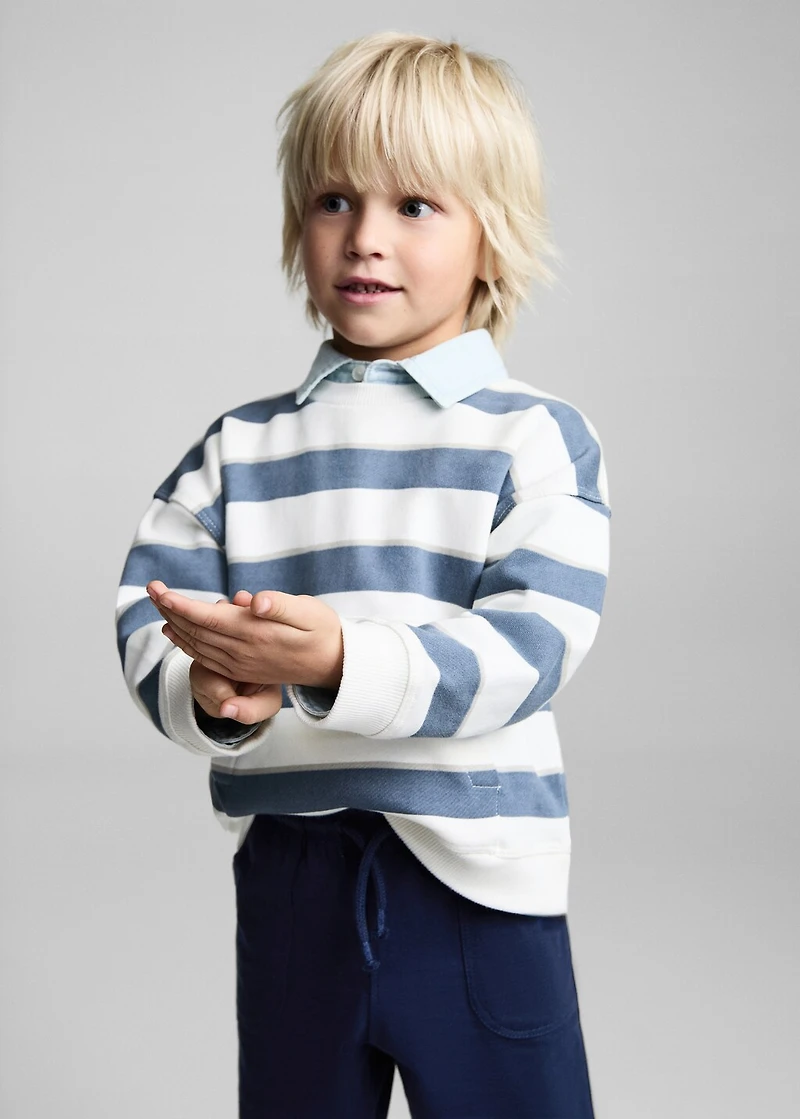 Cotton shorts with drawstring