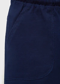 Cotton shorts with drawstring