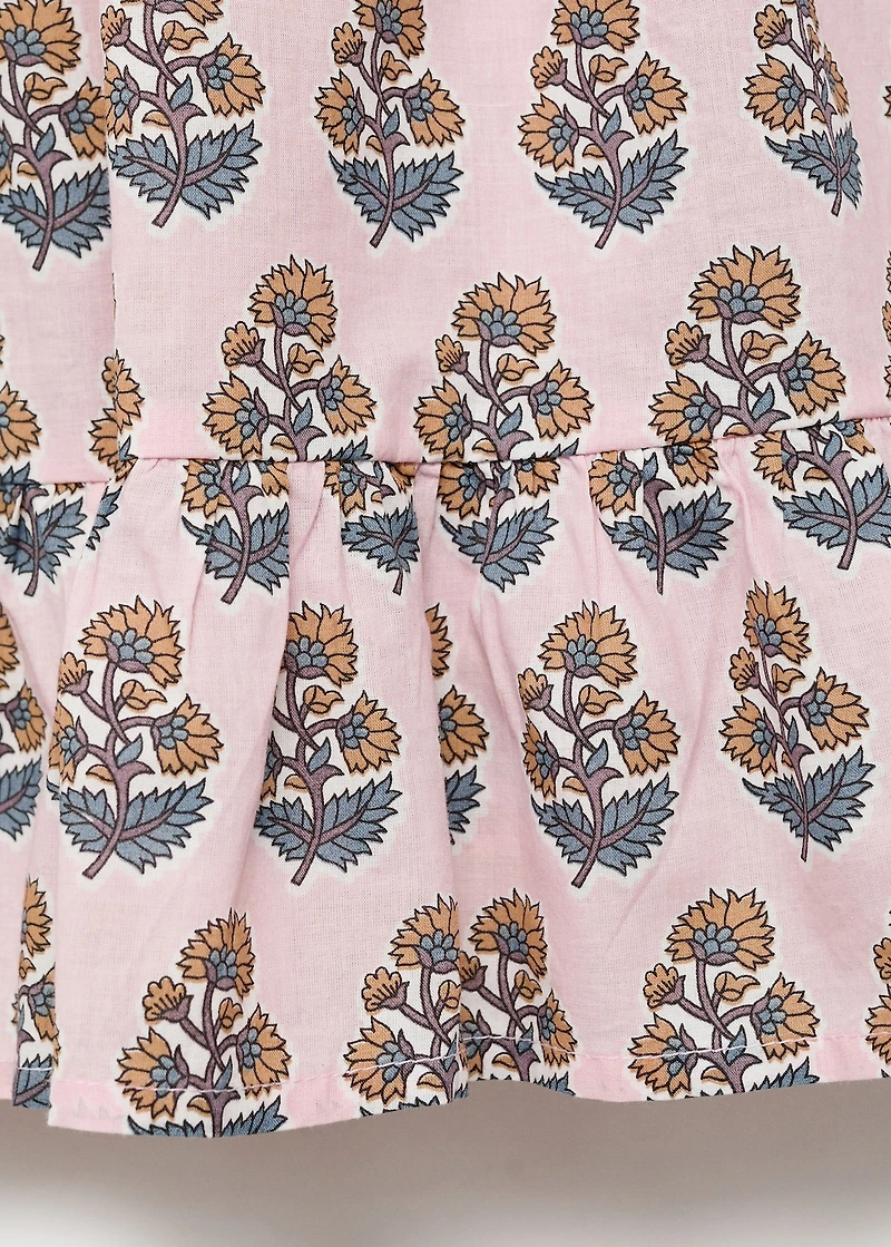 Flowers cotton dress