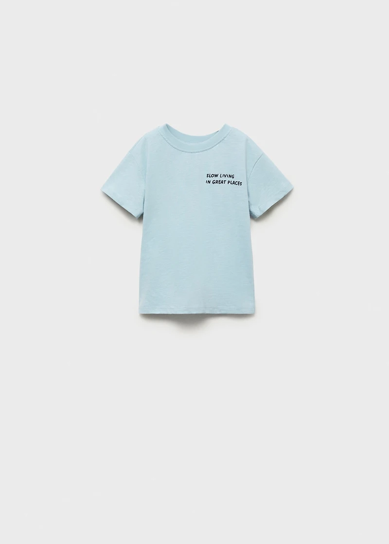 Short-sleeved printed t-shirt