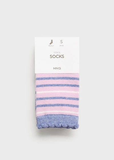 2 pack mixed socks