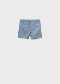 Cotton shorts with drawstring