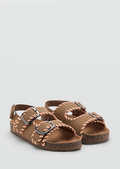 Buckled sandal