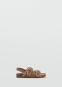 Buckled sandal