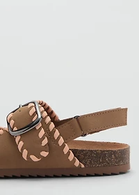 Buckled sandal
