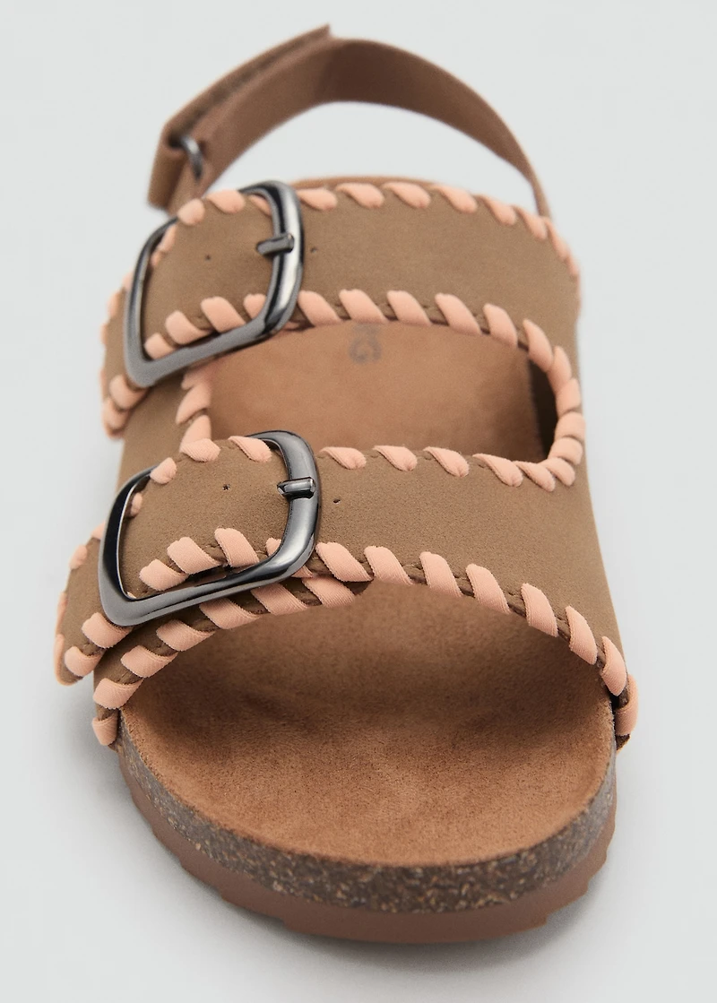 Buckled sandal