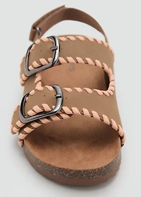 Buckled sandal