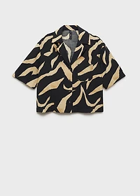 Printed short-sleeved shirt