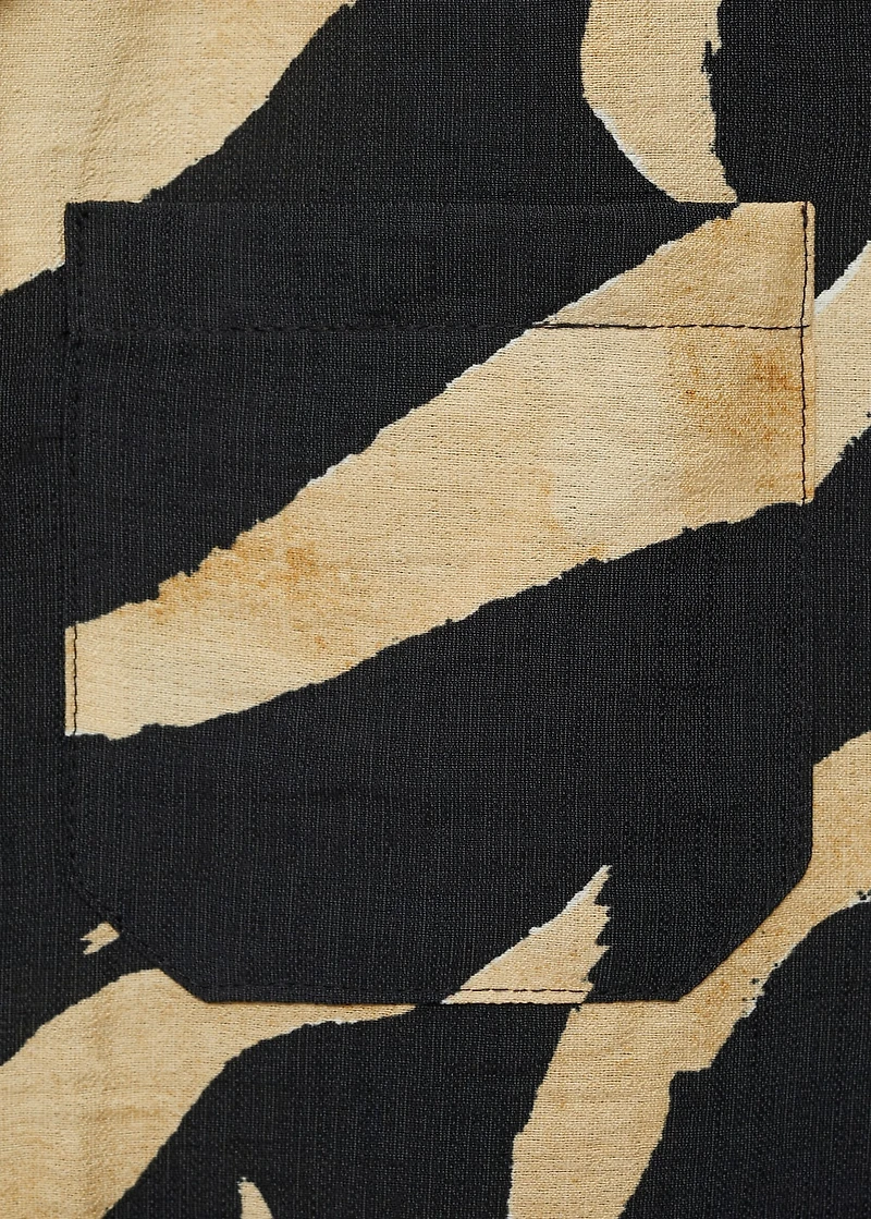 Printed short-sleeved shirt