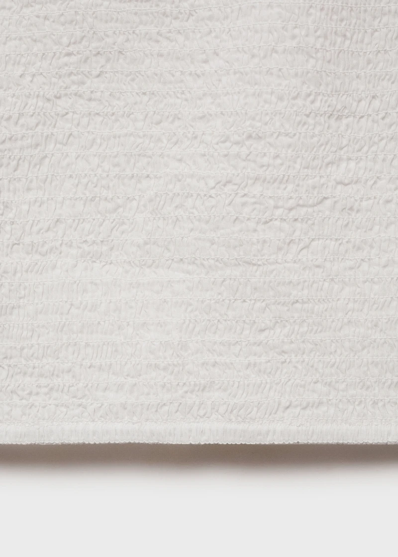 Ruffles embroidered top