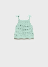 Crochet top with straps