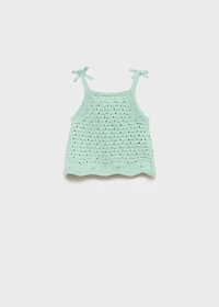 Crochet top with straps