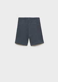 Contrast pockets Bermuda shorts