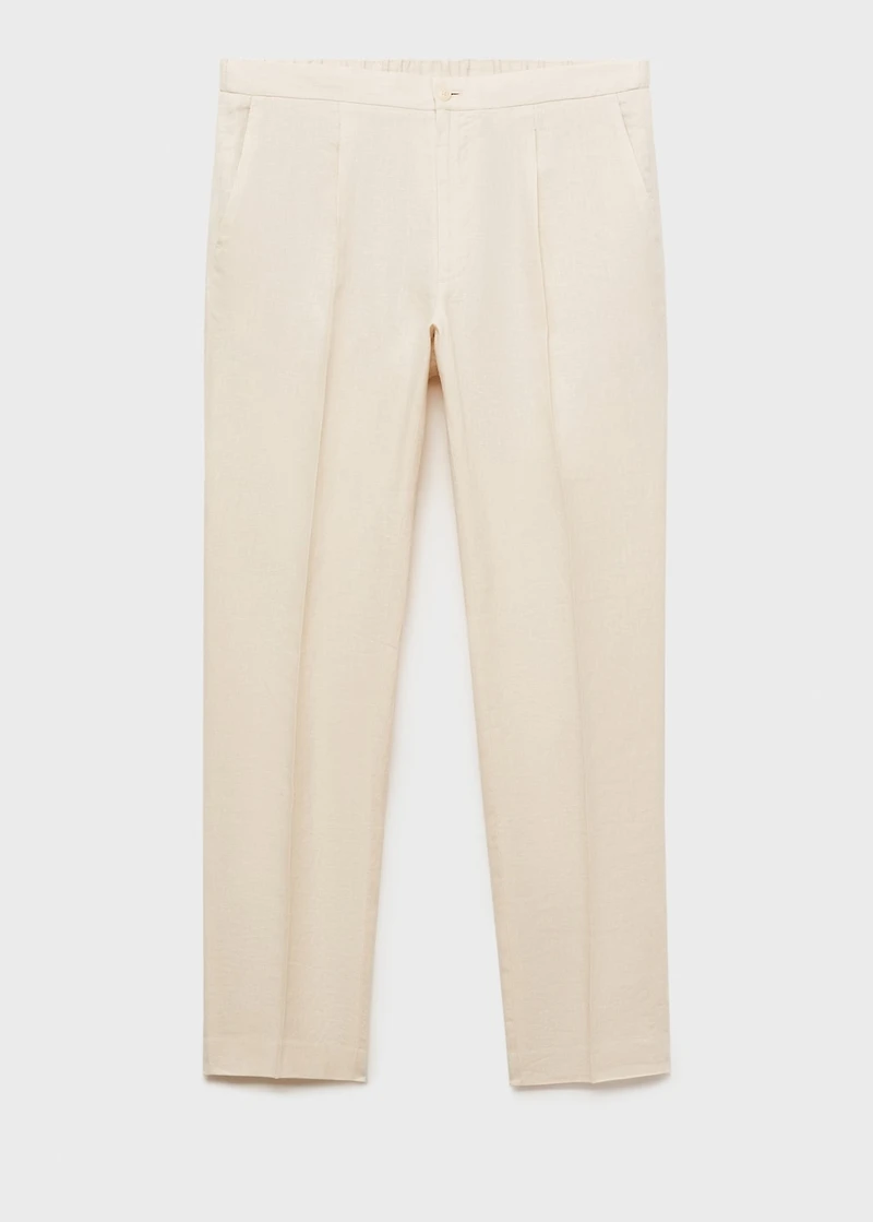 Salerno 100% Linen Slim Fit Suit Pants
