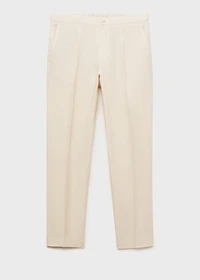 Salerno 100% Linen Slim Fit Suit Pants