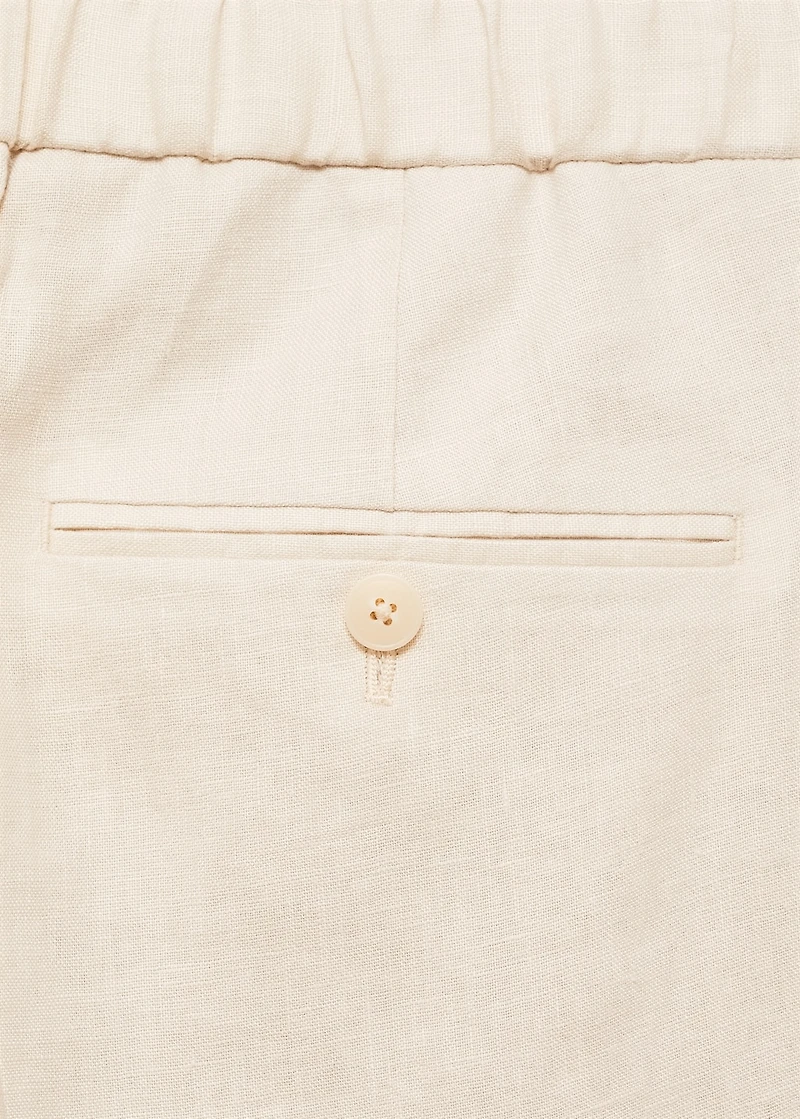 Salerno 100% Linen Slim Fit Suit Pants