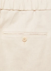 Salerno 100% Linen Slim Fit Suit Pants