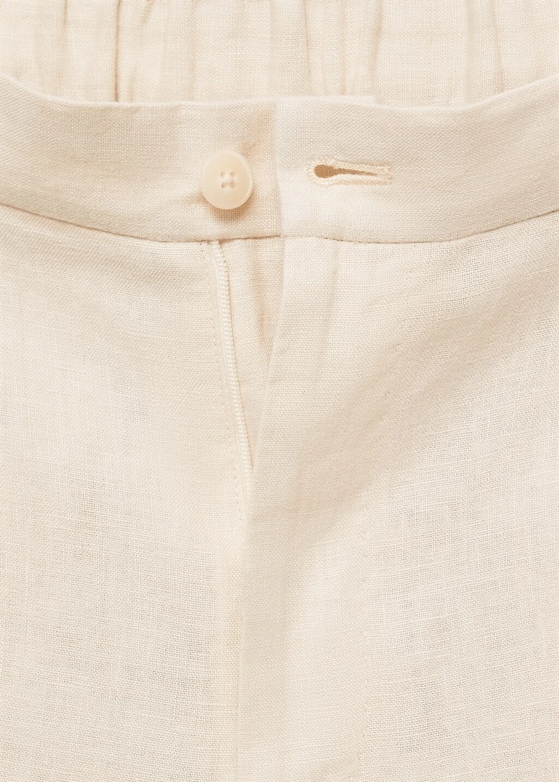 Salerno 100% Linen Slim Fit Suit Pants