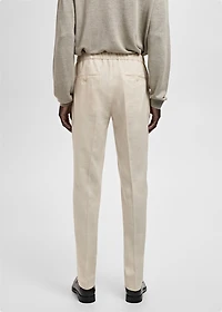 Salerno 100% Linen Slim Fit Suit Pants