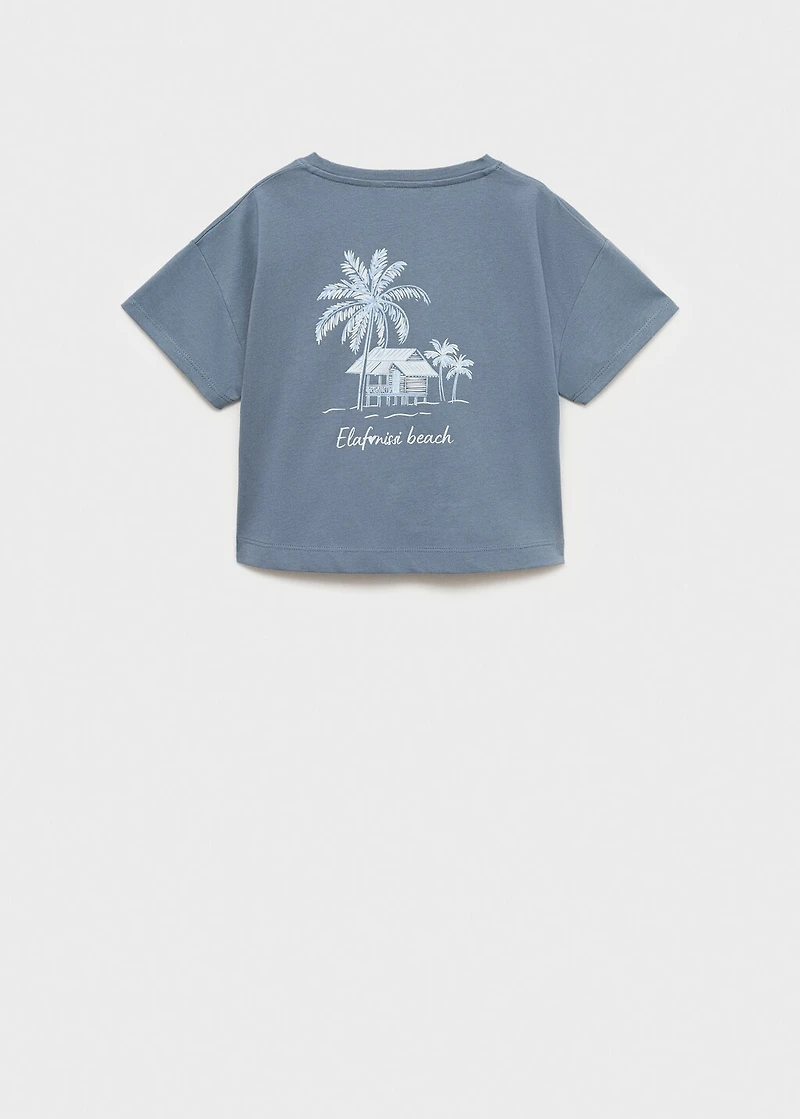 Short-sleeved printed t-shirt