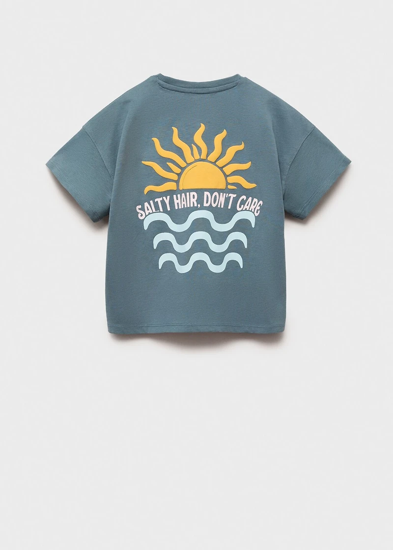 Embossed printed t-shirt