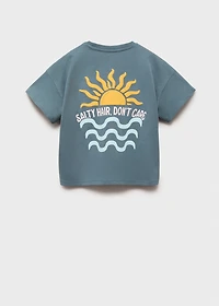 Embossed printed t-shirt