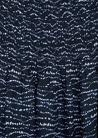 Ruffled printed dress