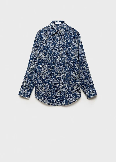 Printed cotton shirt