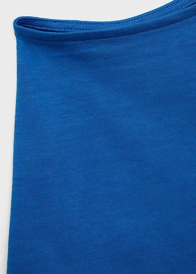 Asymmetrical top with bow