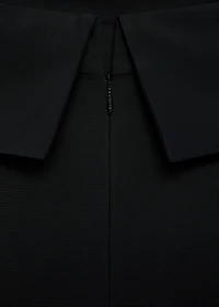 Off-the-shoulder dress with slit detail