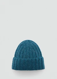 Ribbed knit beanie