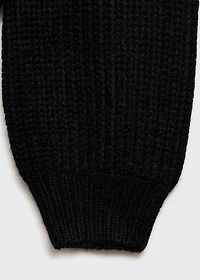 Oversized sweater with openings