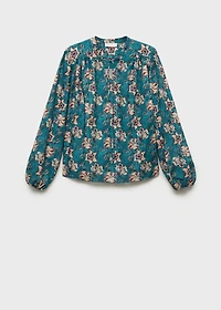 Floral print blouse