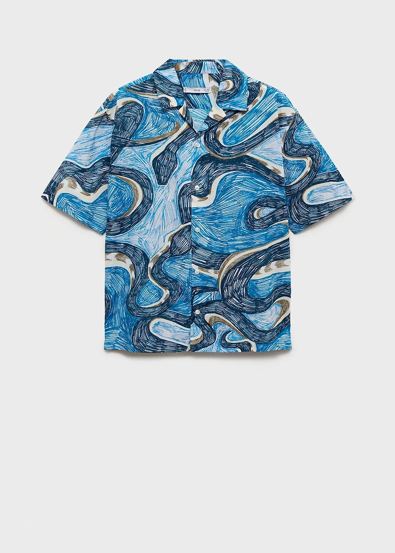 Regular-fit printed shirt