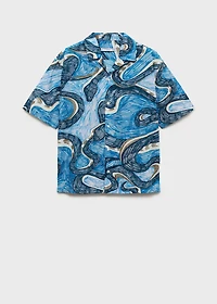 Regular-fit printed shirt