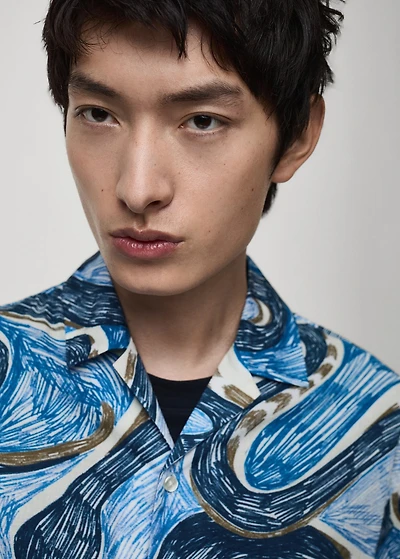 Regular-fit printed shirt