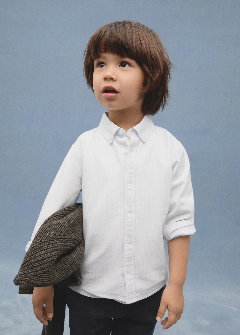 Striped Oxford shirt