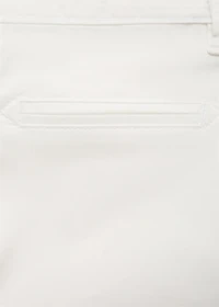 Slim-fit chino cotton bermuda shorts