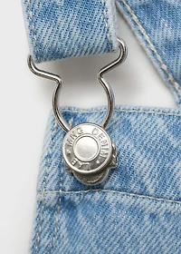 Short denim pinafore