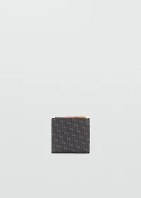 Wallet with printed logo