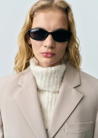 Structured straight-fit blazer