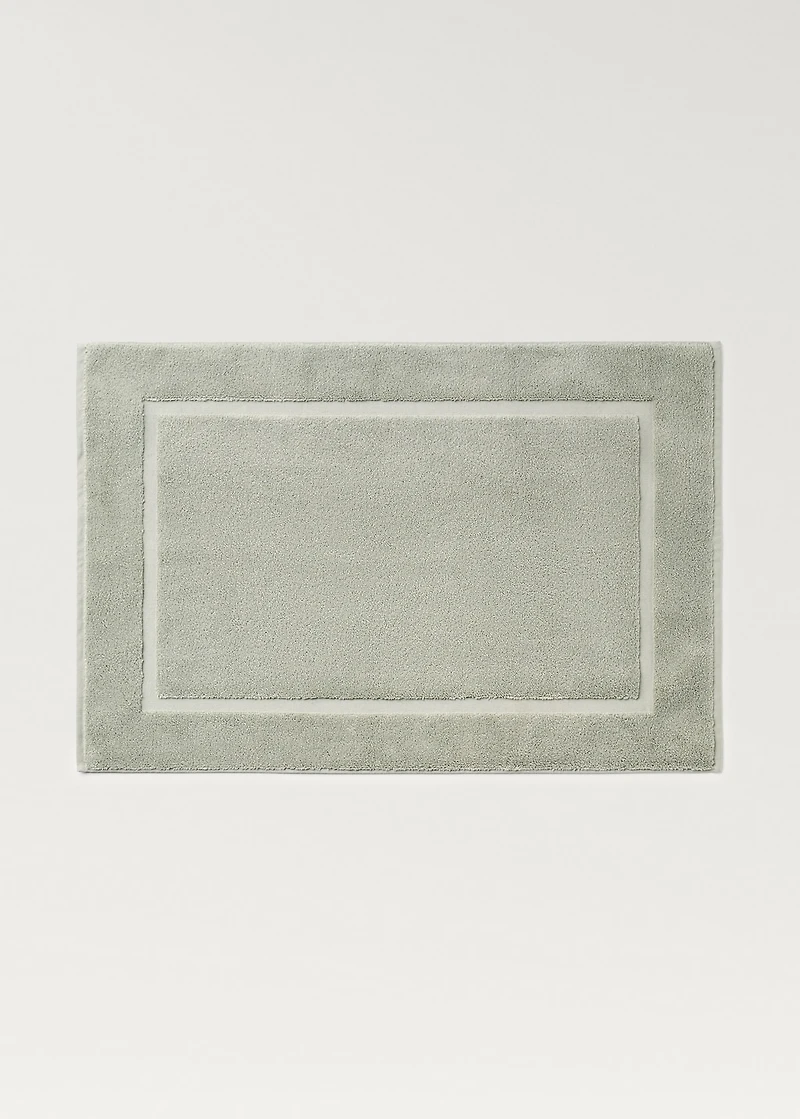 Soft cotton bath mat